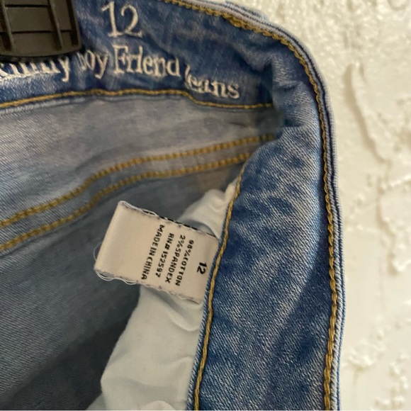 Resfeber Los Angeles Collection Boyfriend Jeans Womens Size 12 Skinny Distress - Picture 5 of 6